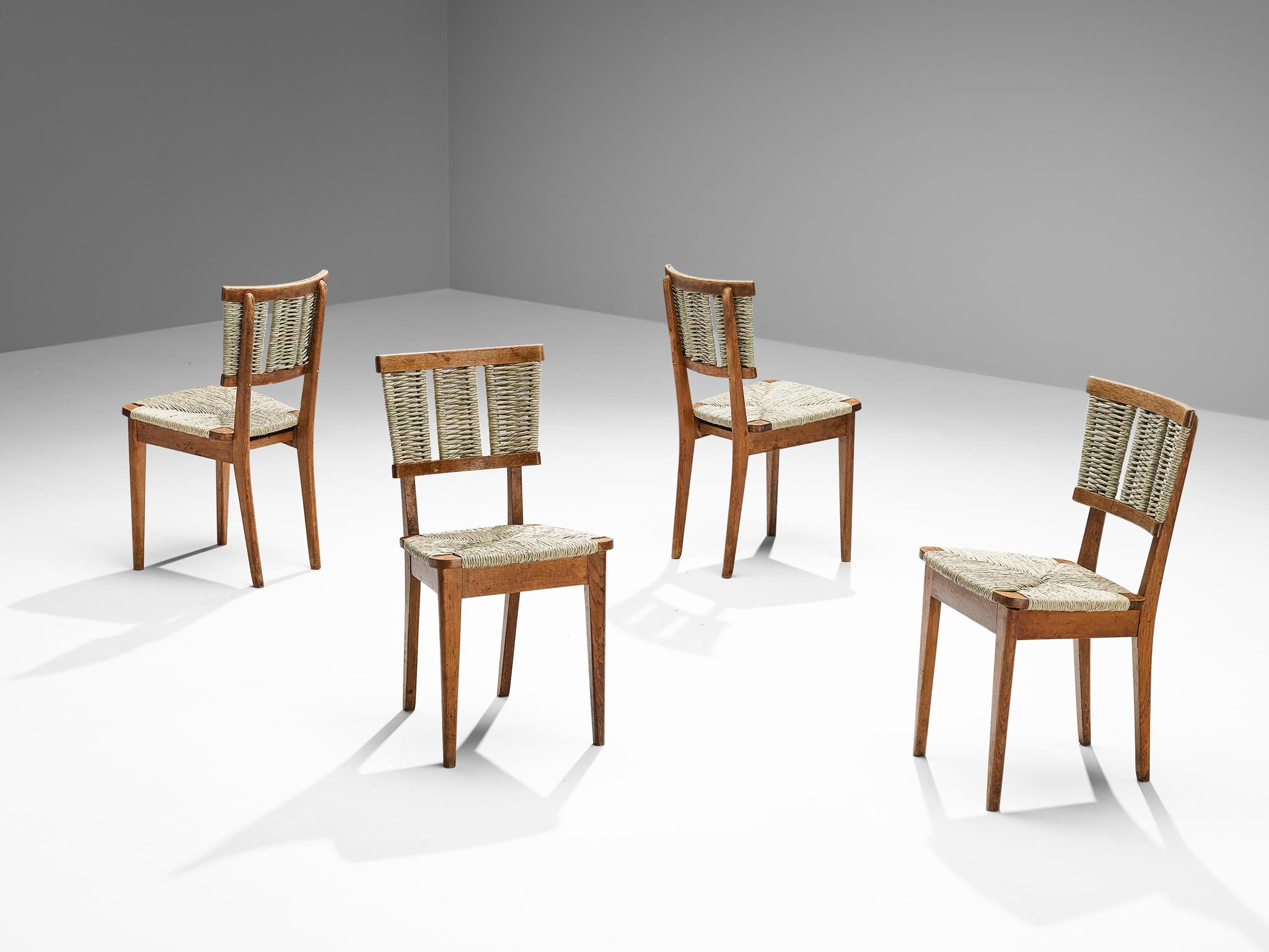 Set of 2025 four dining chairs