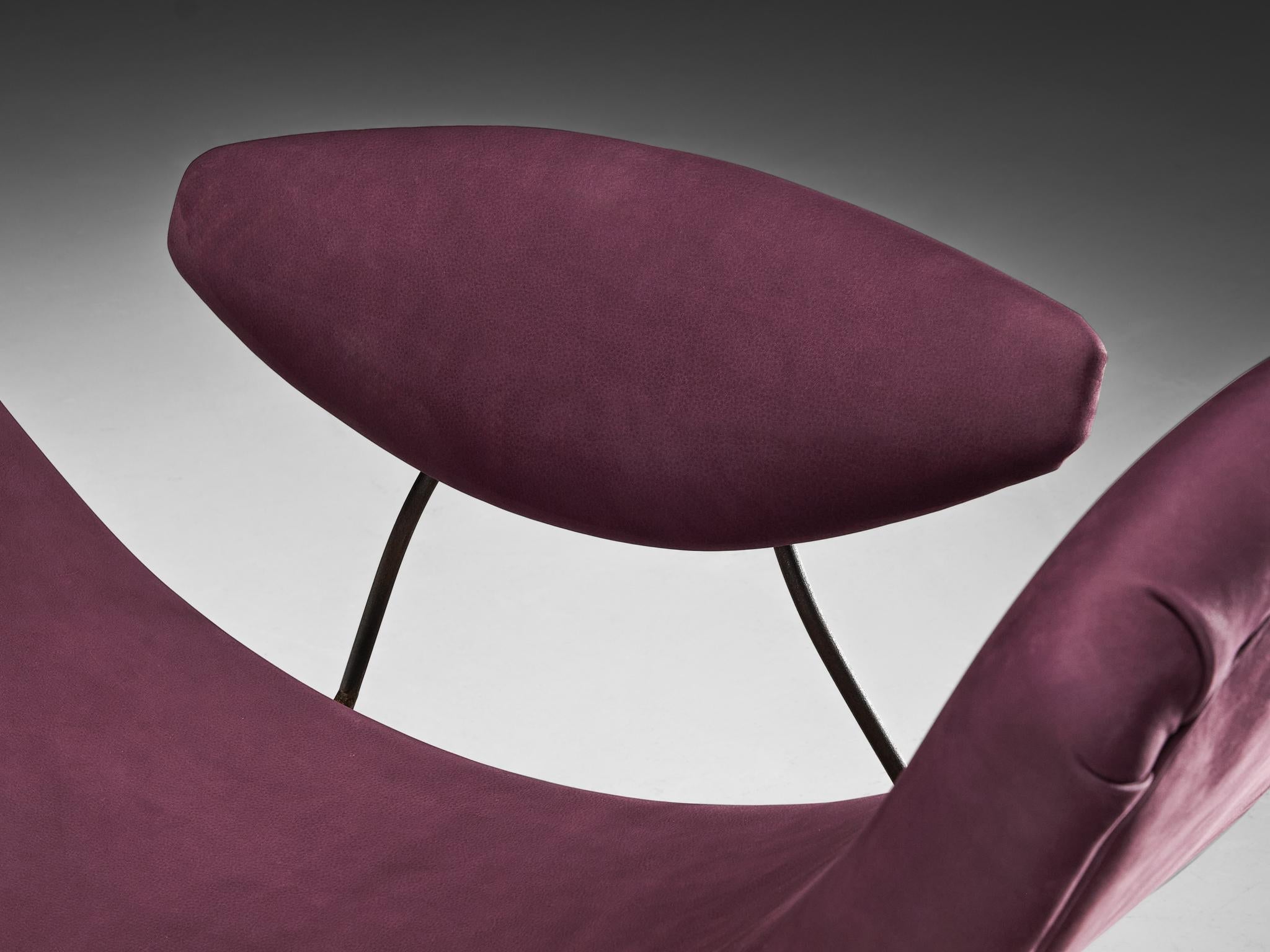 Martin Eisler & Carlo Hauner Early Edition 'Reversible' Chair in Leather