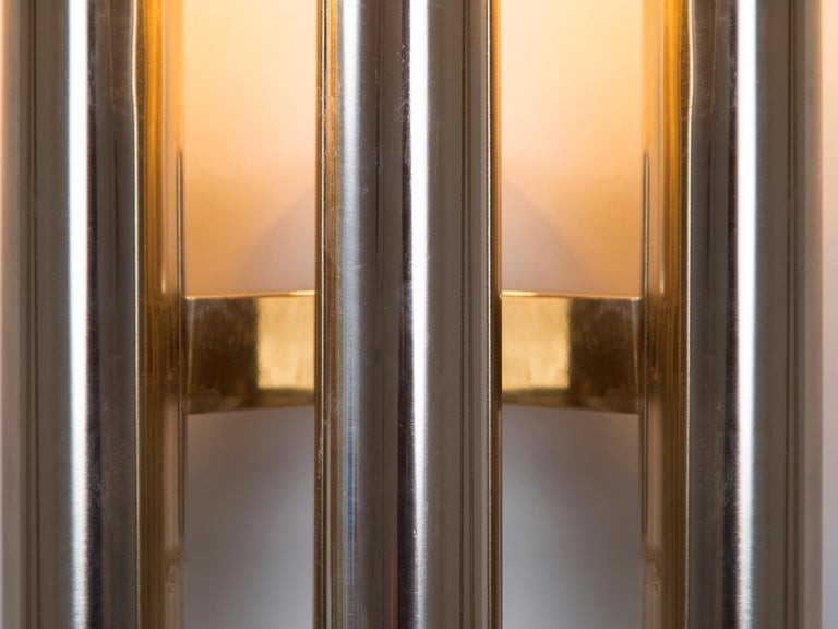 Modern Wall Lights with Tubes in Chrome