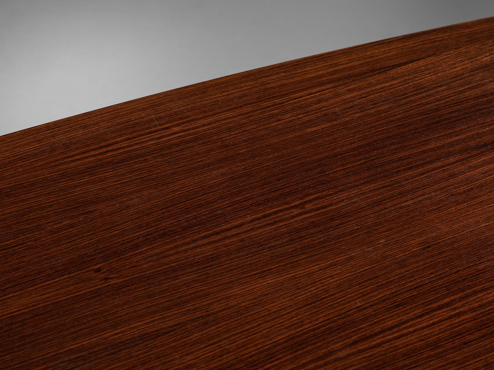 Ennio Fazioli for MIM 'Tolomeo' Writing Desk in Rosewood and Steel