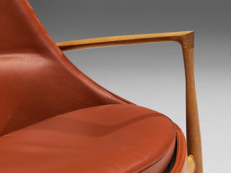 Ib Kofod-Larsen 'Elizabeth' Lounge Chair in Original Leather