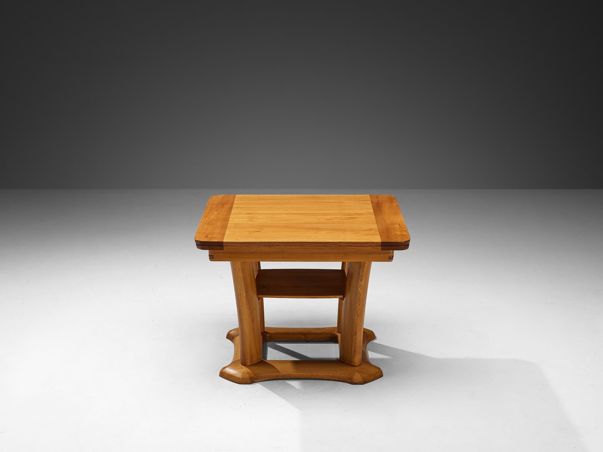 Franz Xaver Sproll Extendable Dining Table in Elm