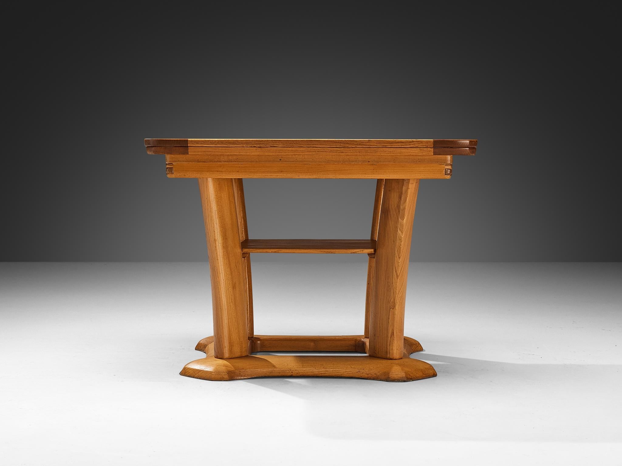 Franz Xaver Sproll Extendable Dining Table in Elm