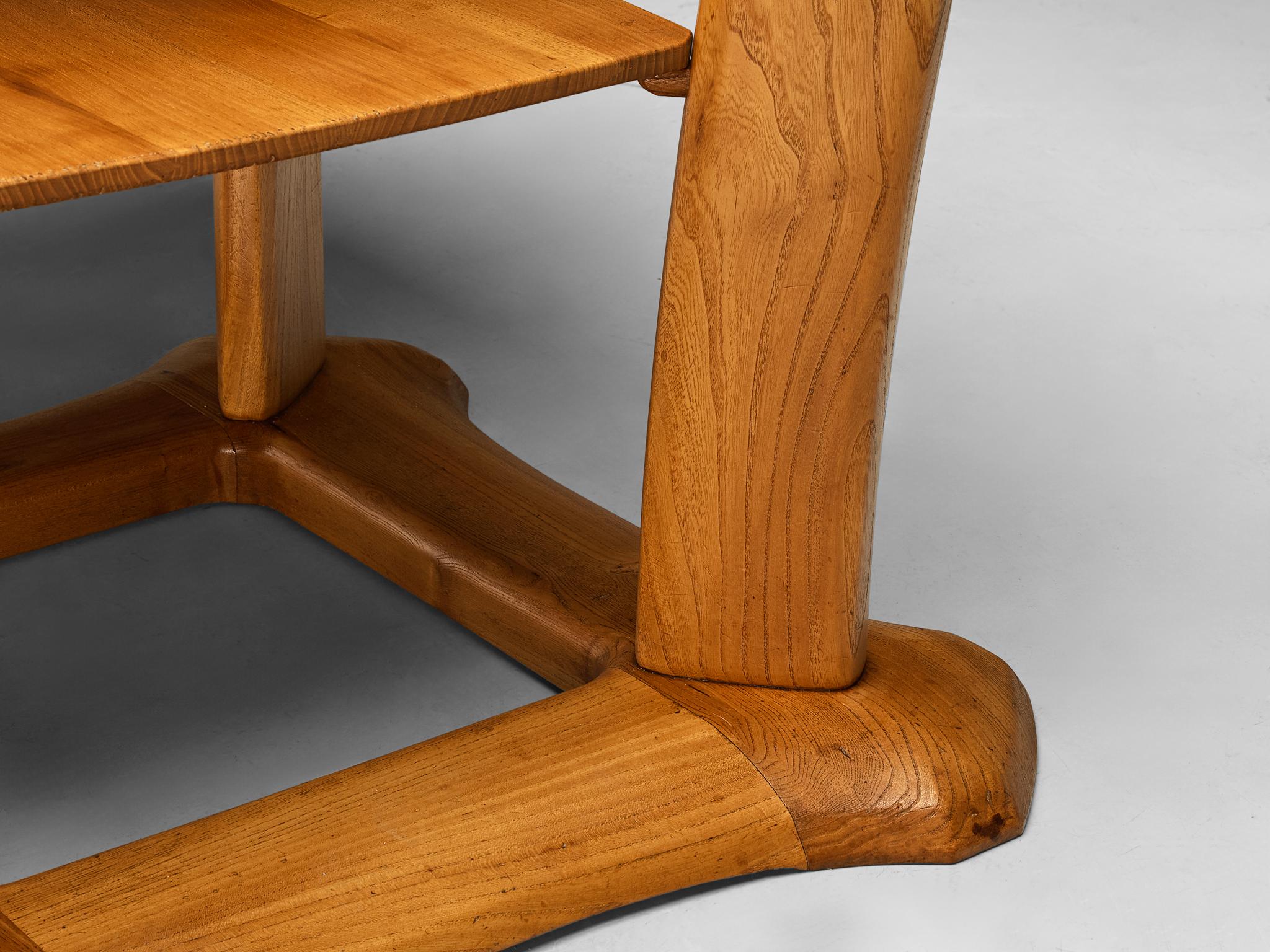 Franz Xaver Sproll Extendable Dining Table in Elm