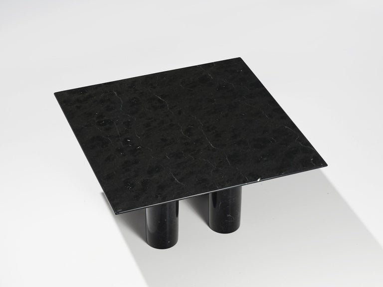 Architectural Mario Bellini 'Il Colonnato' Dining Table in Black Marble