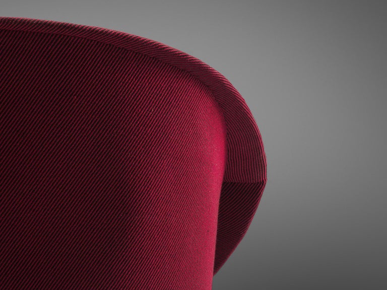 Folke Jansson 'Tellus' Sofa in Red Grey Upholstery