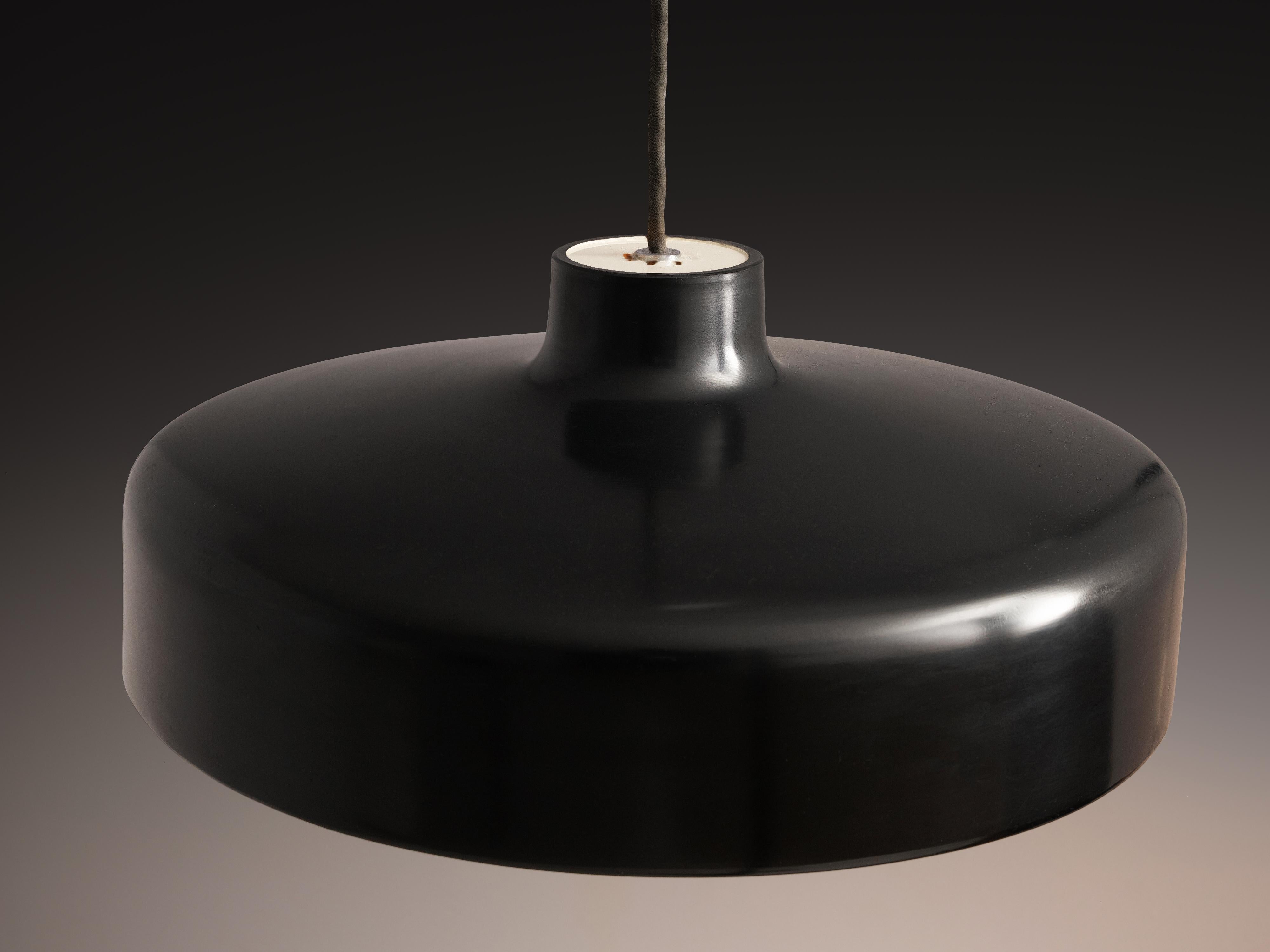 Gino Sarfatti for Arteluce '194N' Wall Light with Black Shade