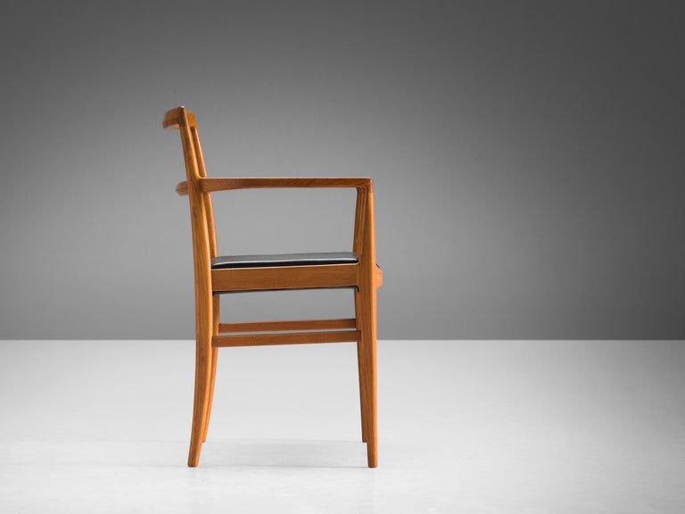 Arne Vodder for Sibast Møbler Armchair in Teak and Leather