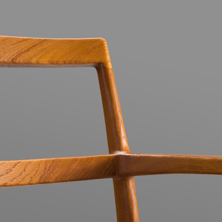 Arne Vodder for Sibast Møbler Armchair in Teak and Leather