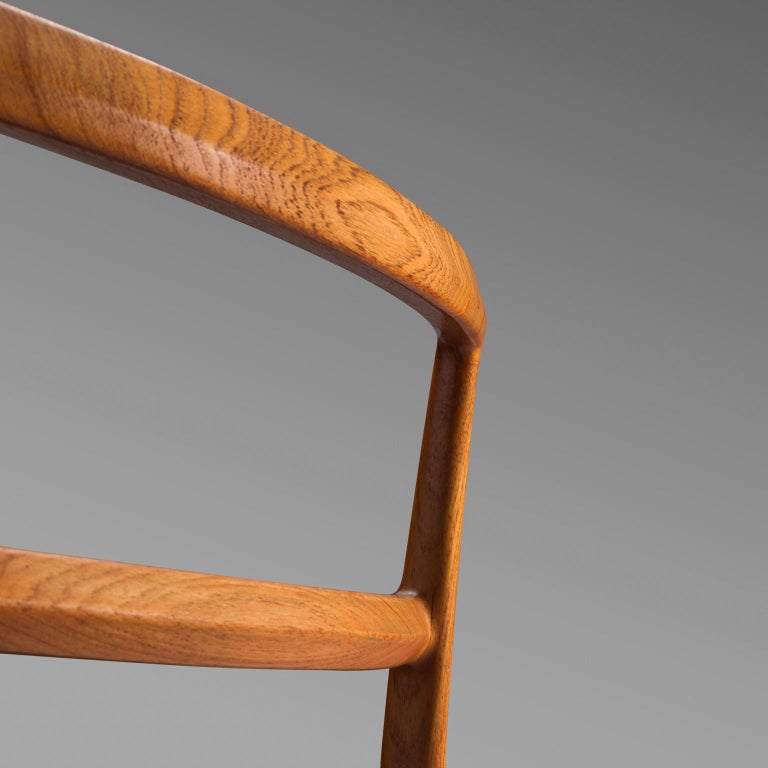 Arne Vodder for Sibast Møbler Armchair in Teak and Leather