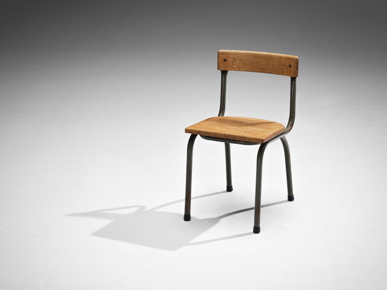 Willy Van Der Meeren for Tubax Chairs in Oak