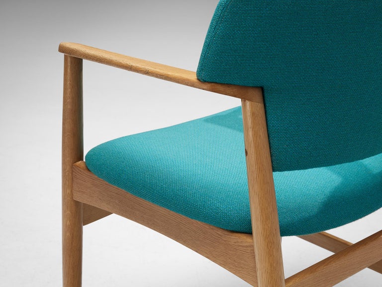 Larsen & Bender-Madsen for Fritz Hansen Set of Eight Dining Chairs in Oak