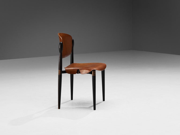 Eugenio Gerli for Tecno Dining Chair in Teak