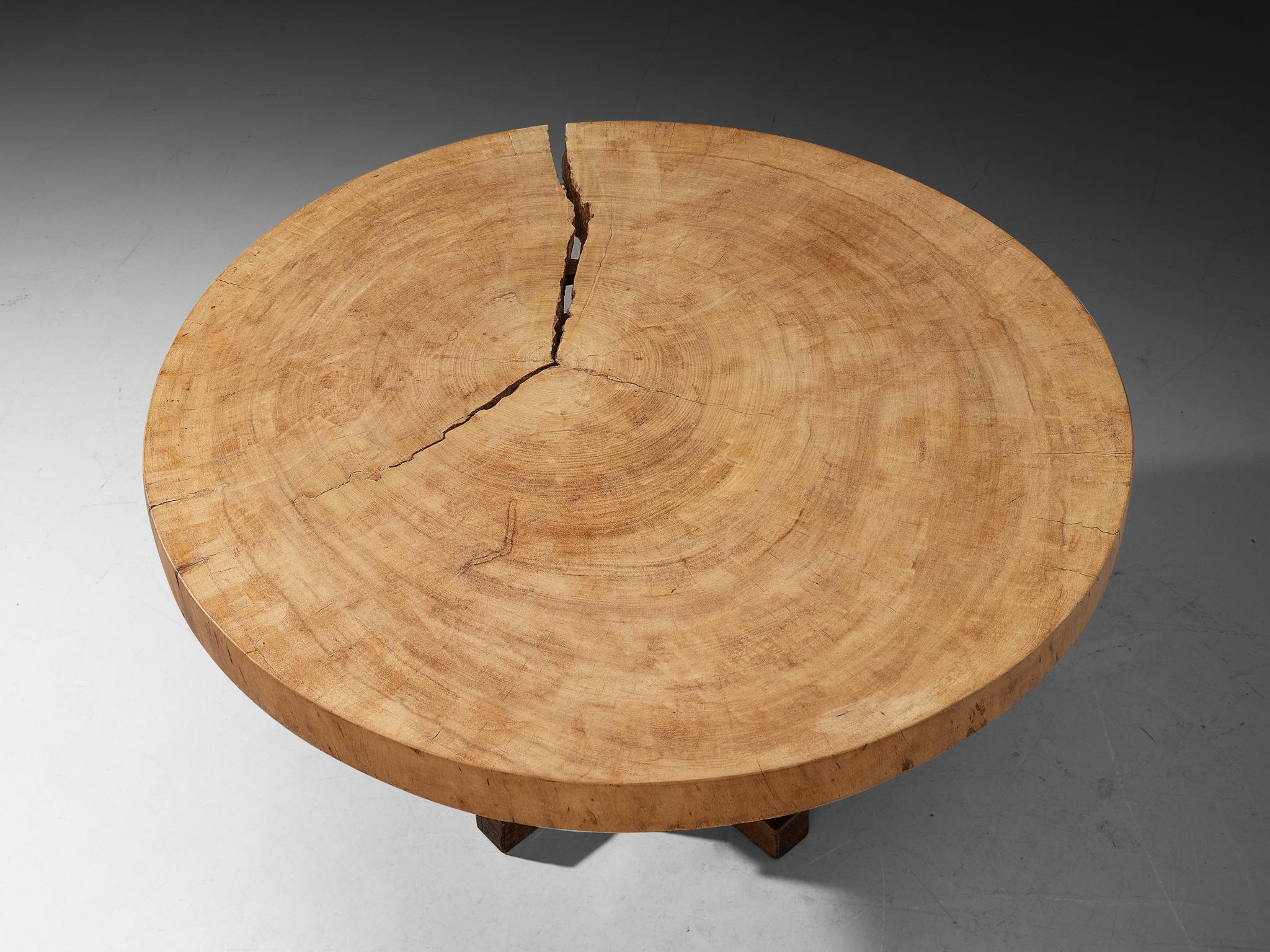 Unique José  Zanine Caldas 'Denuncia' Hand Carved Dining Table