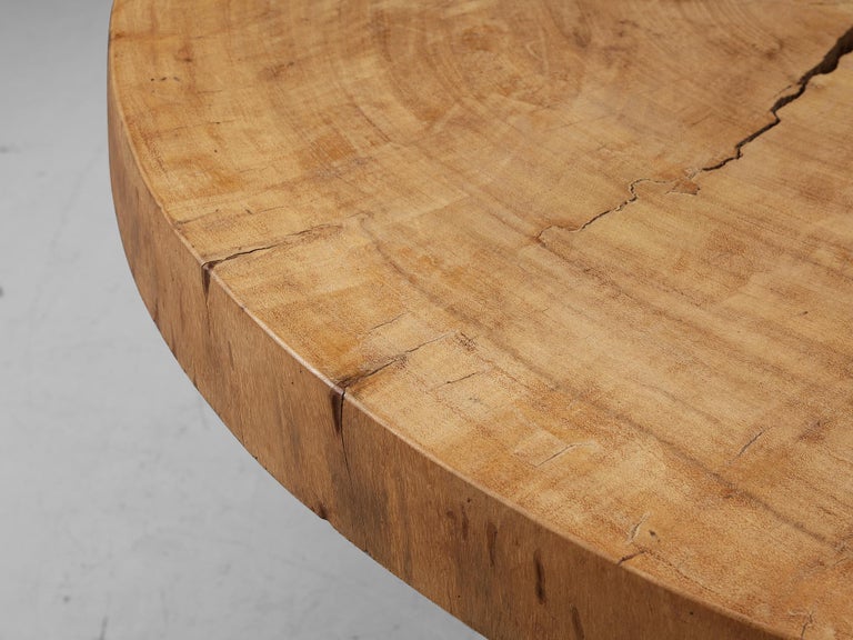 Unique José  Zanine Caldas 'Denuncia' Hand Carved Dining Table