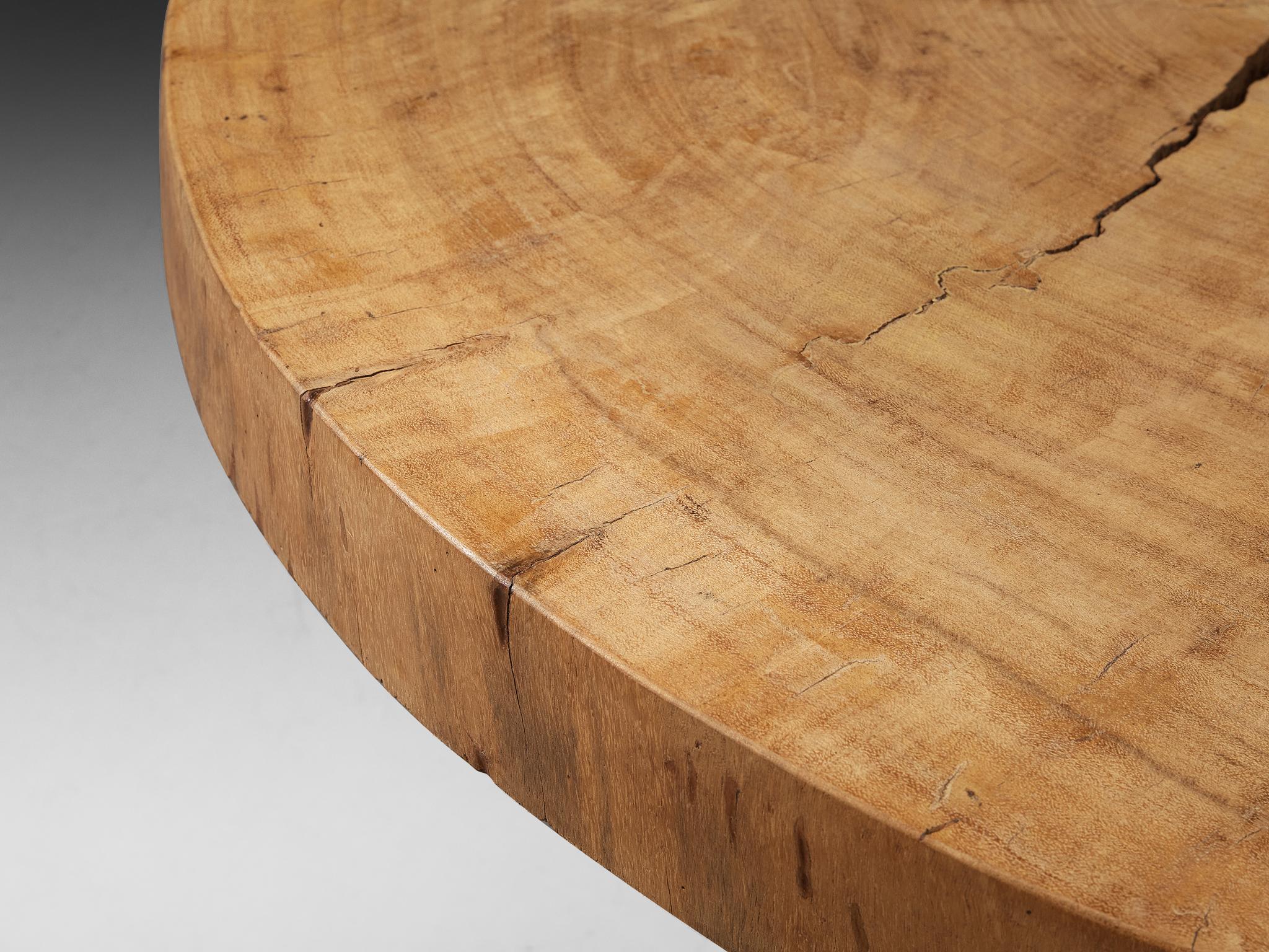 Unique José  Zanine Caldas 'Denuncia' Hand Carved Dining Table