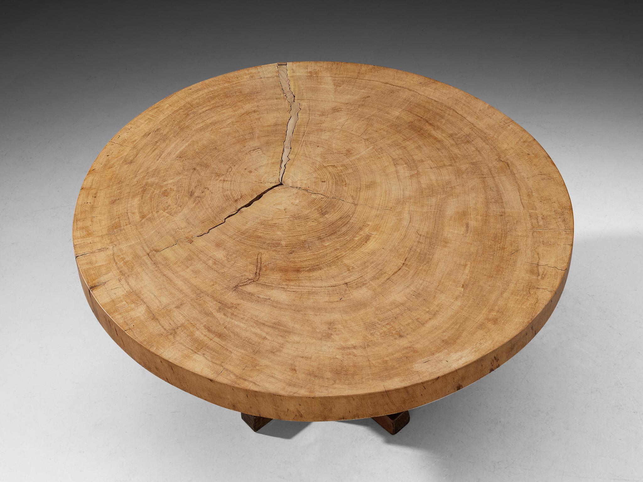 Unique José  Zanine Caldas 'Denuncia' Hand Carved Dining Table