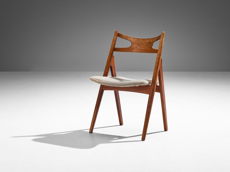 Hans Wegner for Carl Hansen & Søn 'Sawbuck' Dining Chair in Teak