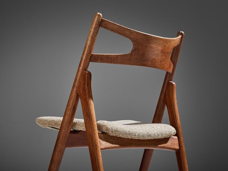 Hans Wegner for Carl Hansen & Søn 'Sawbuck' Dining Chair in Teak