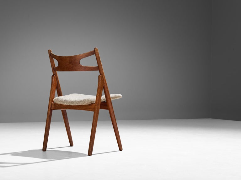 Hans Wegner for Carl Hansen & Søn 'Sawbuck' Dining Chair in Teak