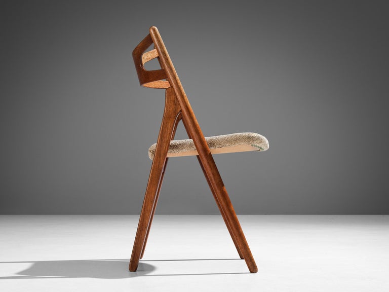 Hans Wegner for Carl Hansen & Søn 'Sawbuck' Dining Chair in Teak