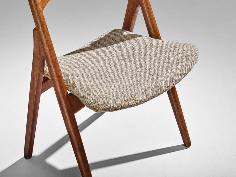 Hans Wegner for Carl Hansen & Søn 'Sawbuck' Dining Chair in Teak