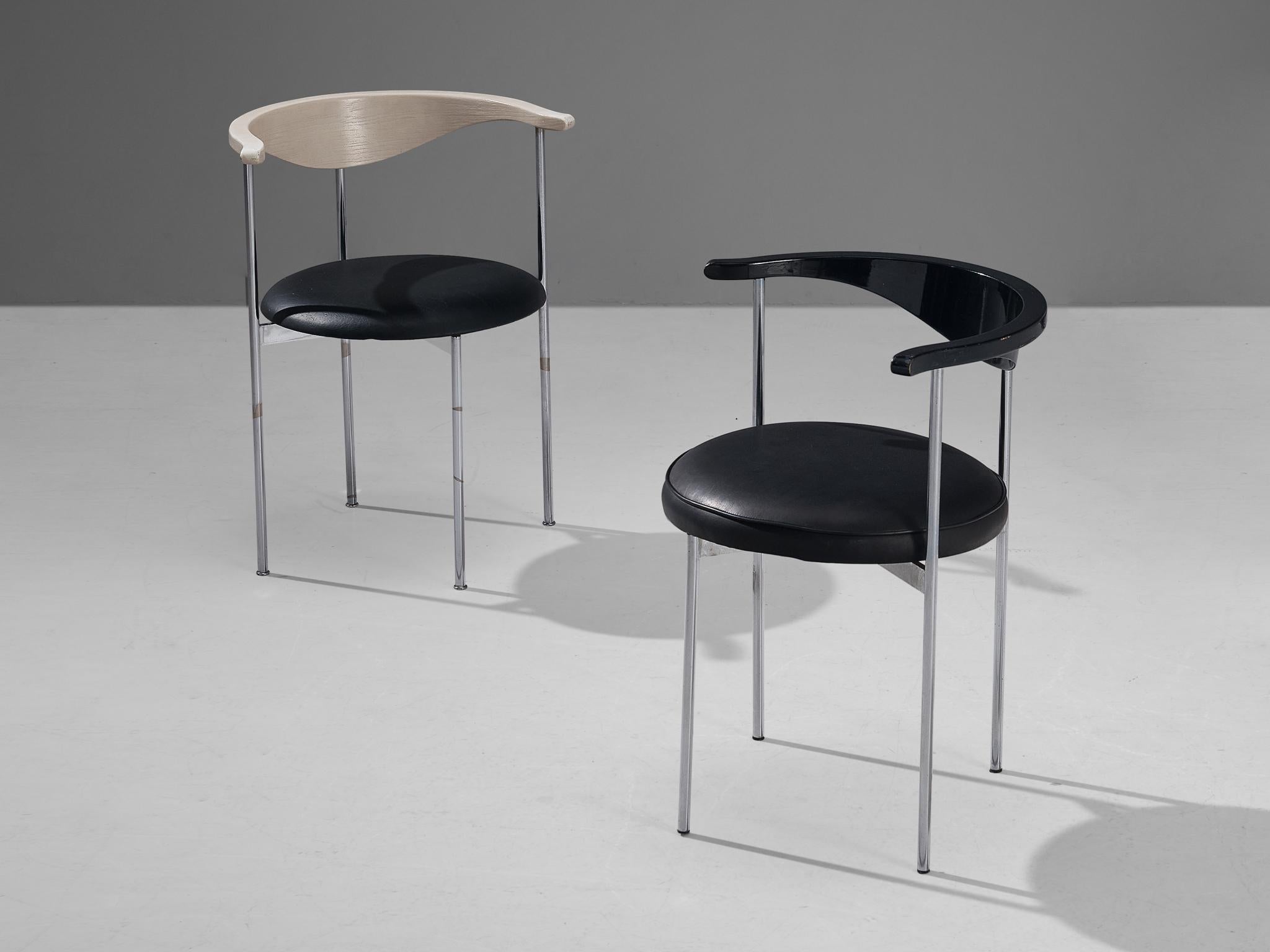 Frederik Sieck for Fritz Hansen Pair of Chairs