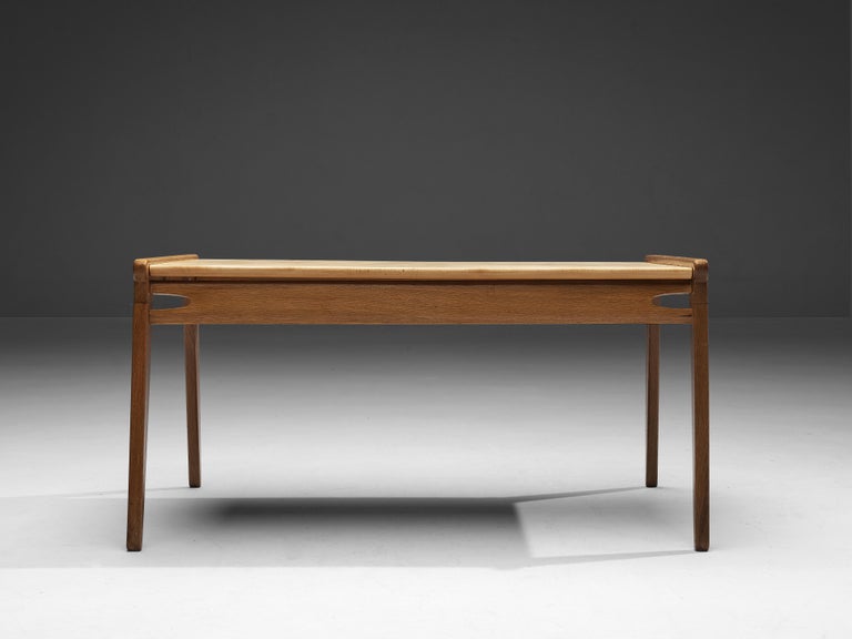 Danish Minimalistic Coffee Table in Oak and Maple