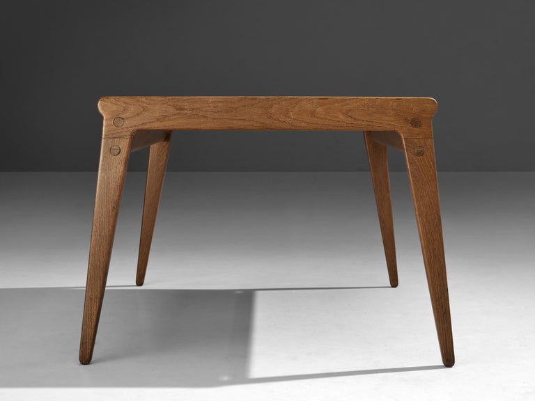 Danish Minimalistic Coffee Table in Oak and Maple