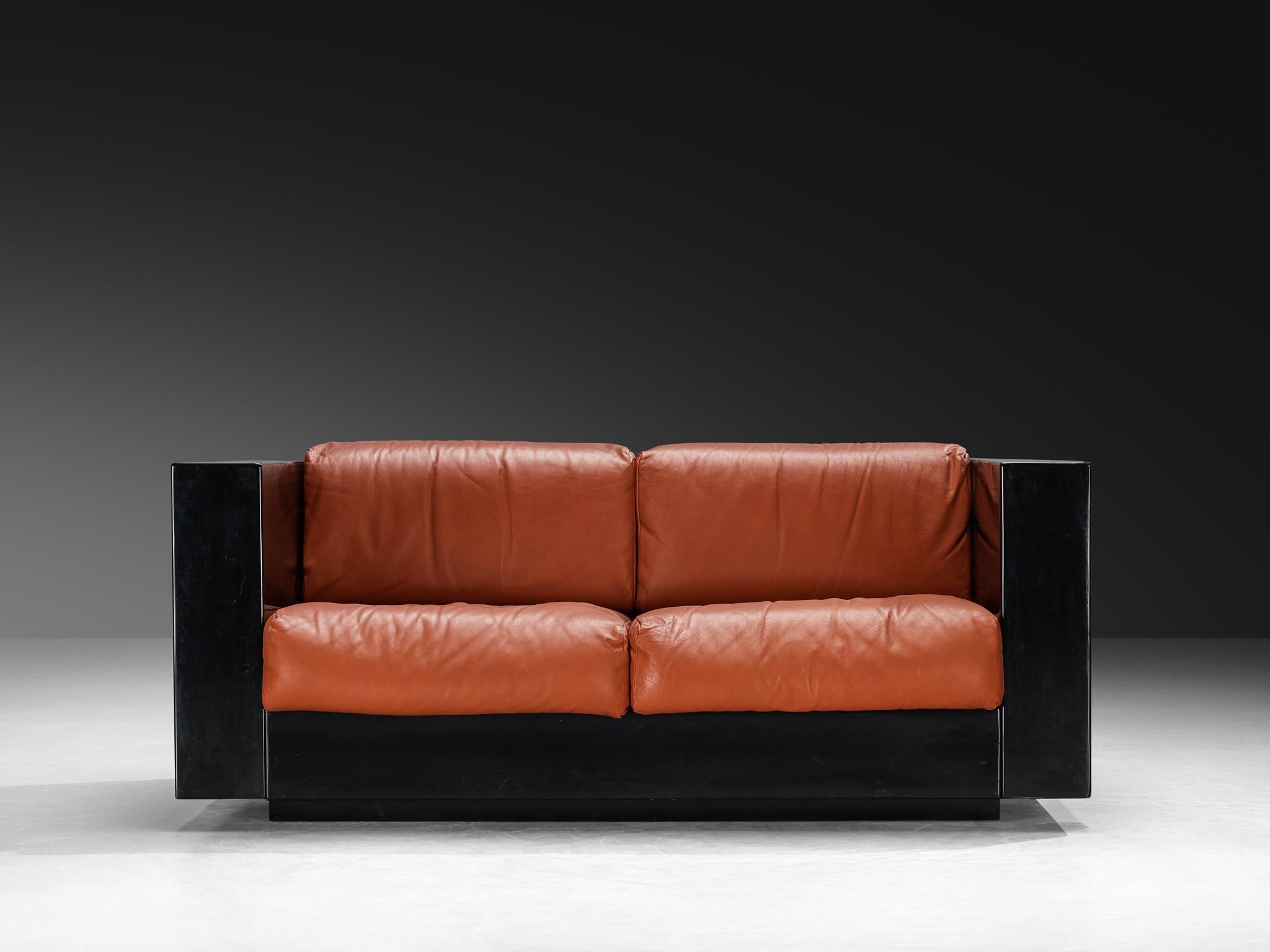 Massimo and Lella Vignelli for Poltronova 'Saratoga' Two-Seater Sofa