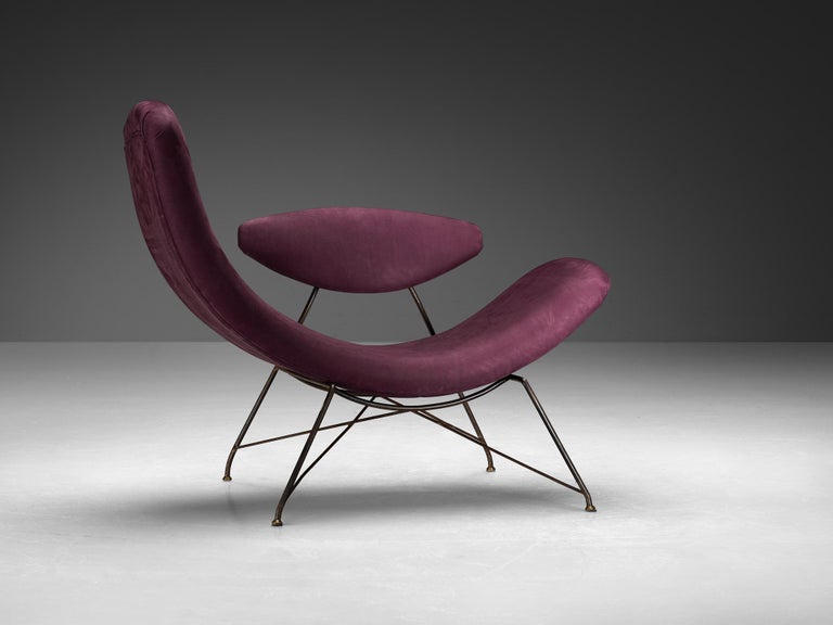 Martin Eisler & Carlo Hauner Early Edition 'Reversible' Chairs in Leather