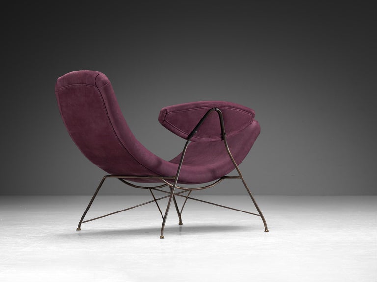 Martin Eisler & Carlo Hauner Early Edition 'Reversible' Chairs in Leather