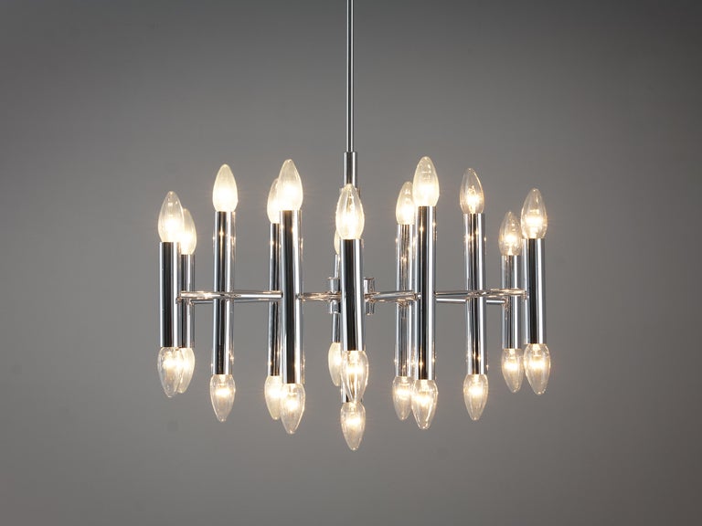 Elegant Chandelier in Chrome