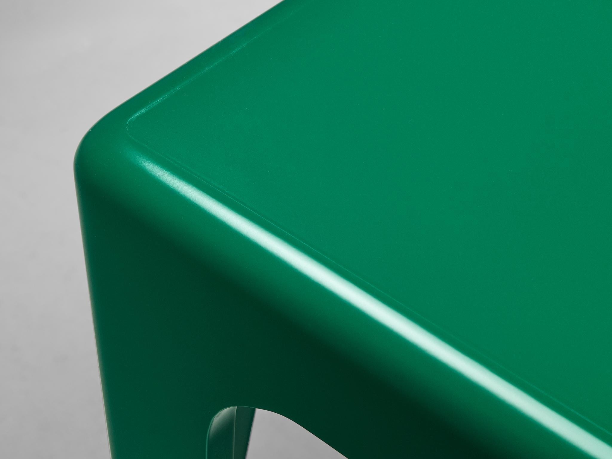 Horn Collection Post-Modern Dining Table Green Polyurethane Plastic 1970s