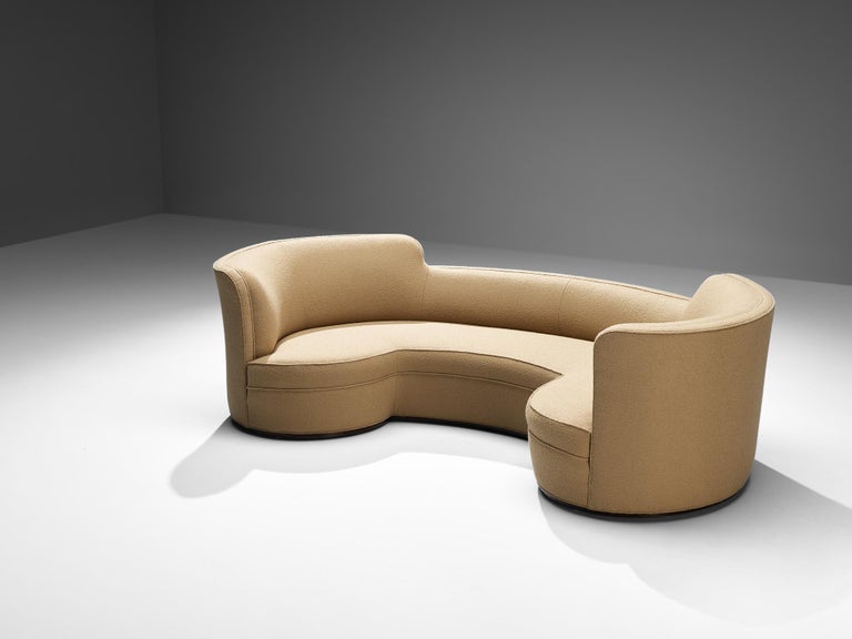 Edward Wormley for Dunbar 'Oasis' Sofa in Camel Wool