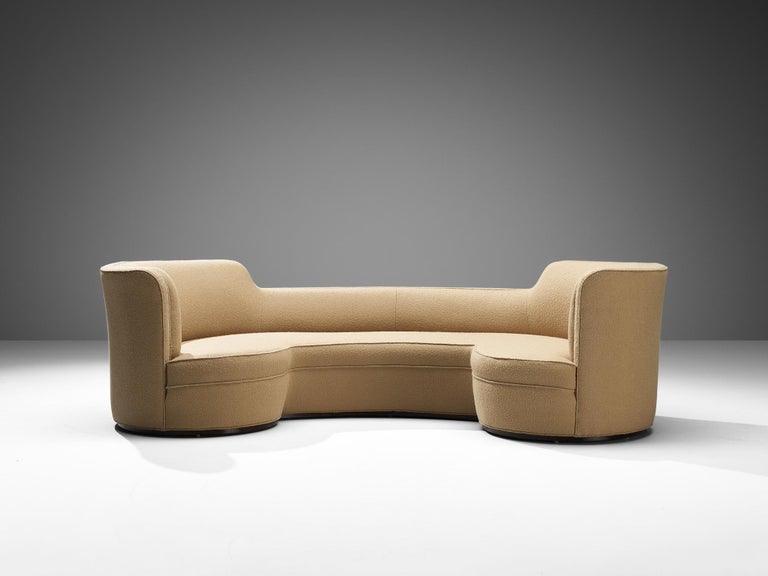 Edward Wormley for Dunbar 'Oasis' Sofa in Camel Wool