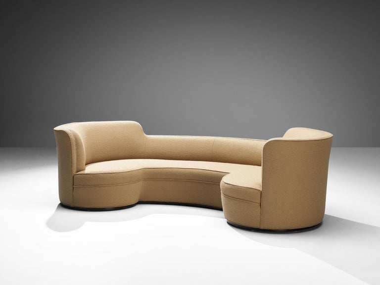 Edward Wormley for Dunbar 'Oasis' Sofa in Camel Wool