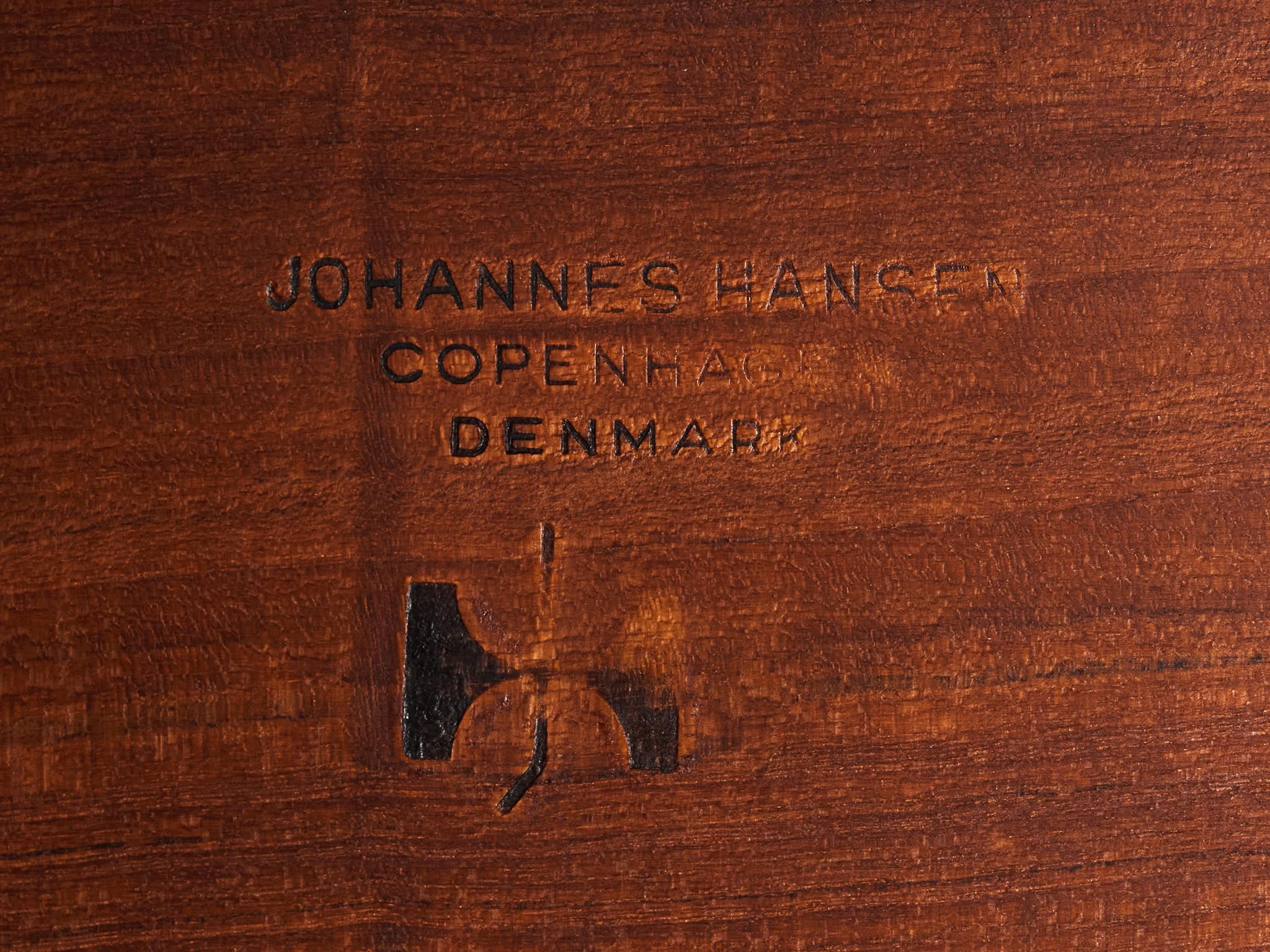 Hans J. Wegner for Johannes Hansen Rare ‘Architect’s Desk’ in Teak and Oak