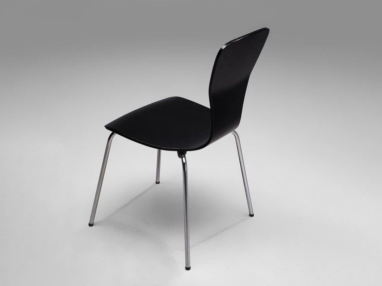 Tapio Wirkkala Set of Six 'Nikke' Dining Chairs with Metal Frames