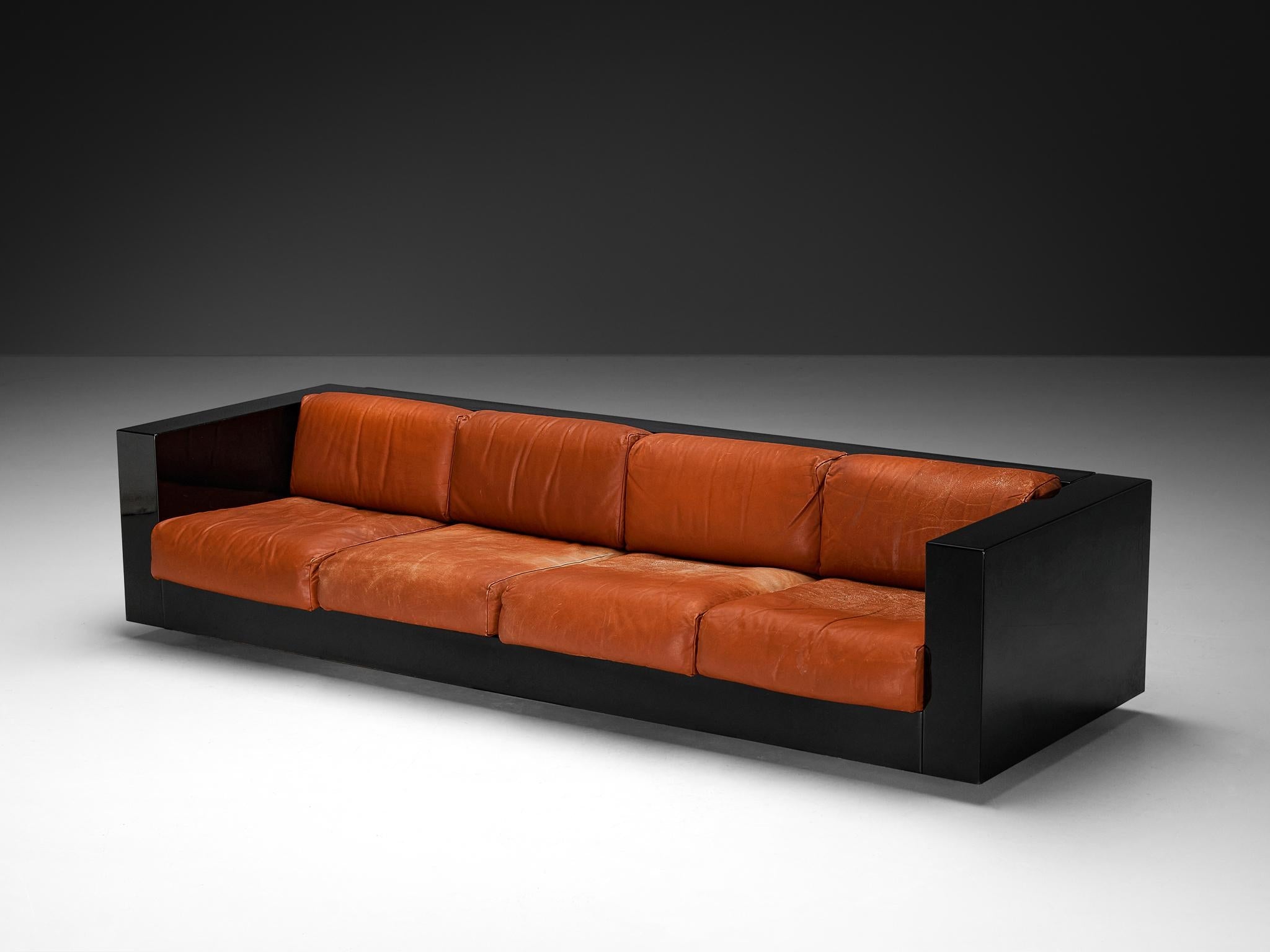 Massimo and Lella Vignelli for Poltronova Four-Seat 'Saratoga' Sofa