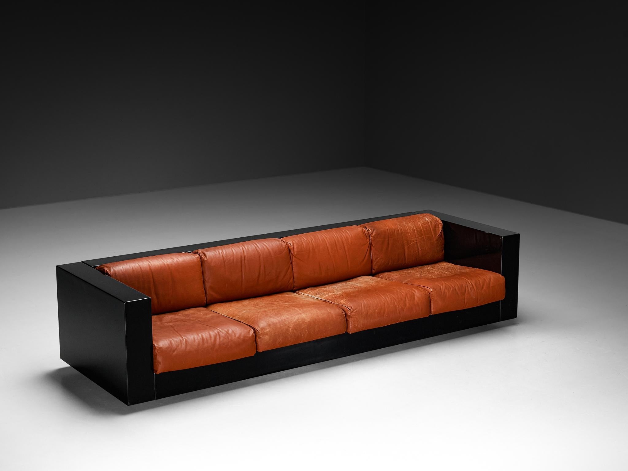 Massimo and Lella Vignelli for Poltronova Four-Seat 'Saratoga' Sofa