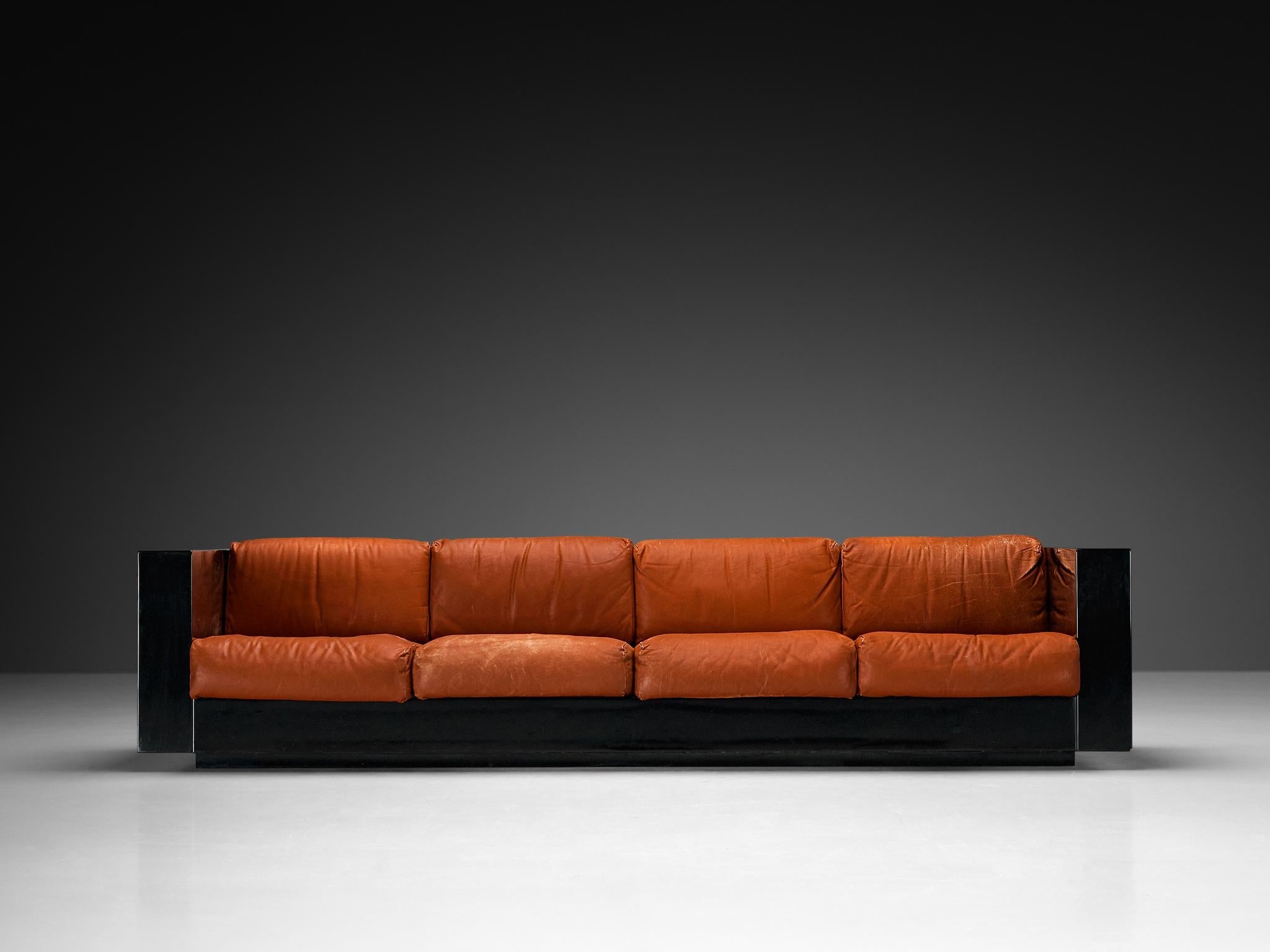 Massimo and Lella Vignelli for Poltronova Four-Seat 'Saratoga' Sofa