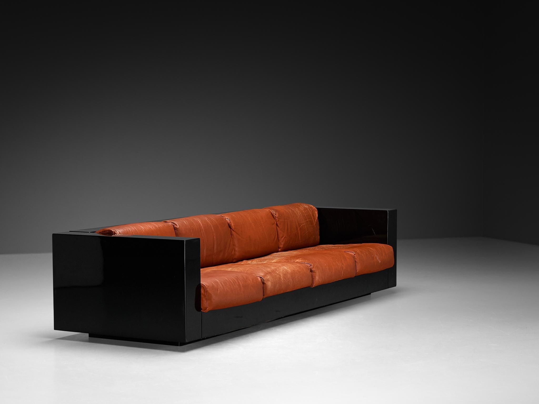 Massimo and Lella Vignelli for Poltronova Four-Seat 'Saratoga' Sofa