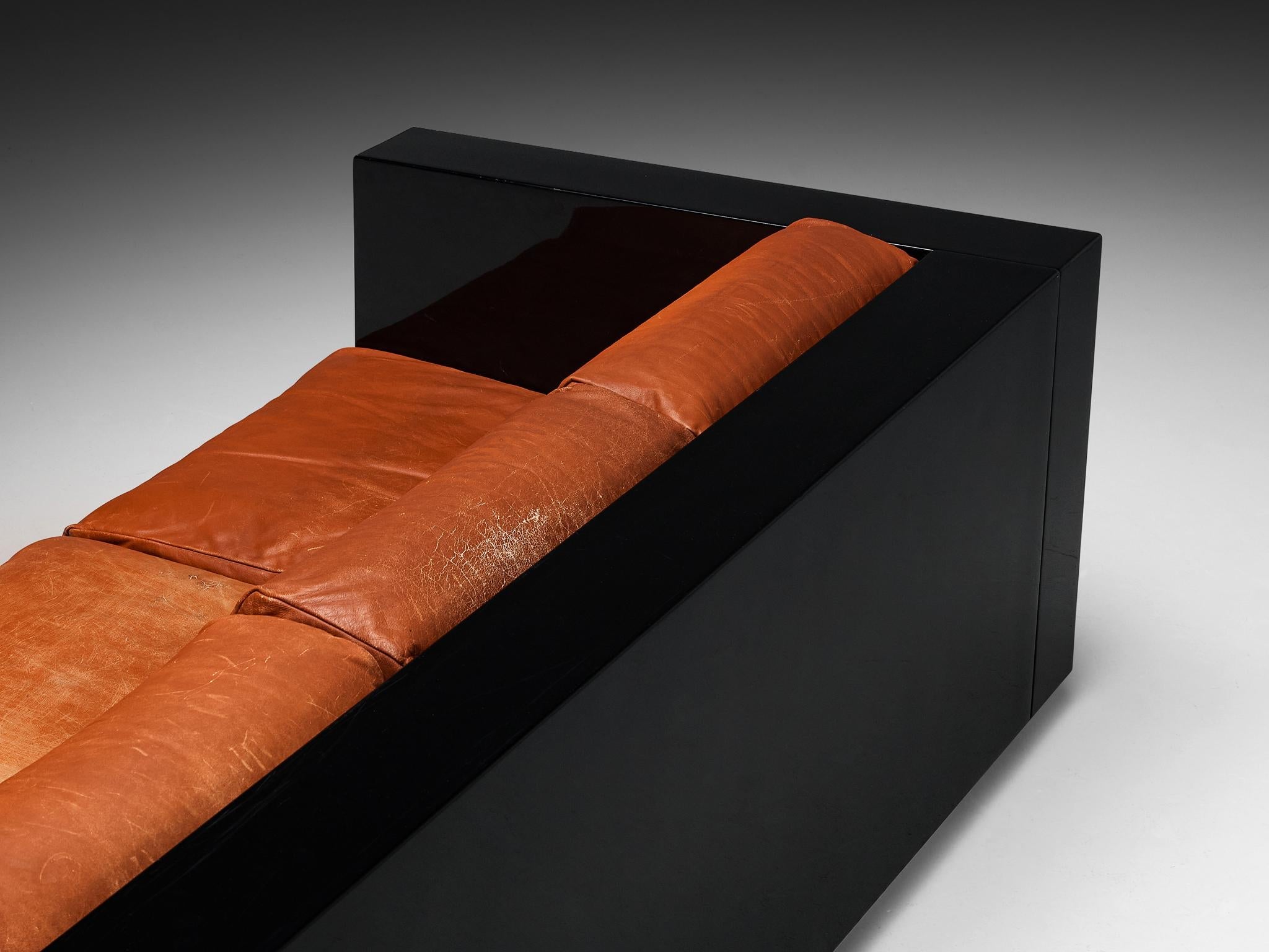 Massimo and Lella Vignelli for Poltronova Four-Seat 'Saratoga' Sofa