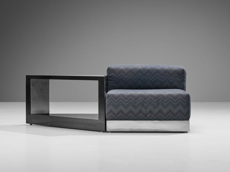 Postmodern Italian Lounge Chair and Coffee Table