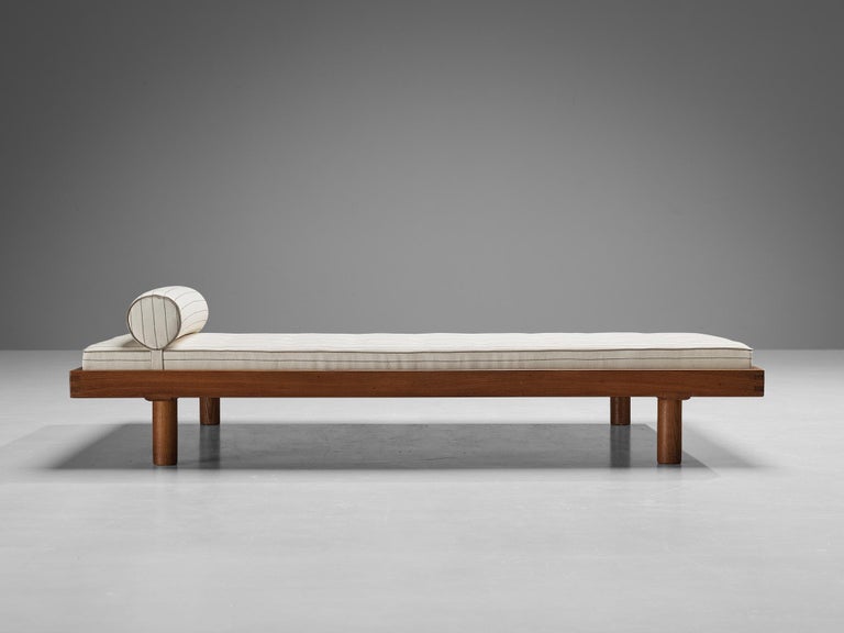 Early Pierre Chapo 'Godot' Daybed in Solid Elm