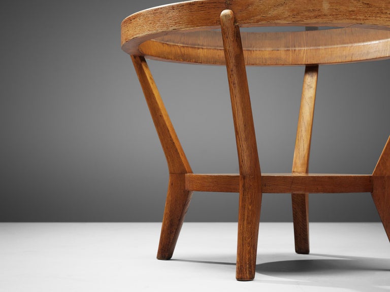 Karel Koželka and Antonín Kropáček Coffee Tables in Oak