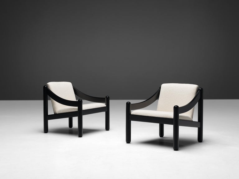 Vico Magistretti for Cassina Pair of ‘Carimate’ Lounge Chairs