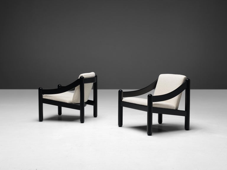 Vico Magistretti for Cassina Pair of ‘Carimate’ Lounge Chairs