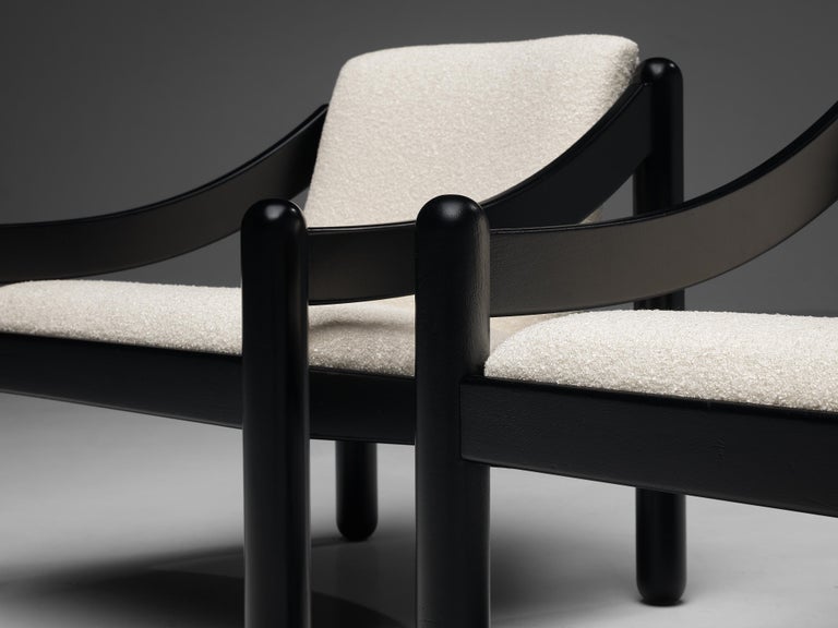 Vico Magistretti for Cassina Pair of ‘Carimate’ Lounge Chairs